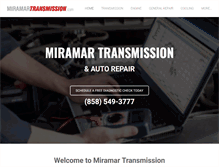 Tablet Screenshot of miramartransmission.com